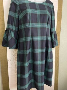 Talbots plaid dress 4P New With Tags